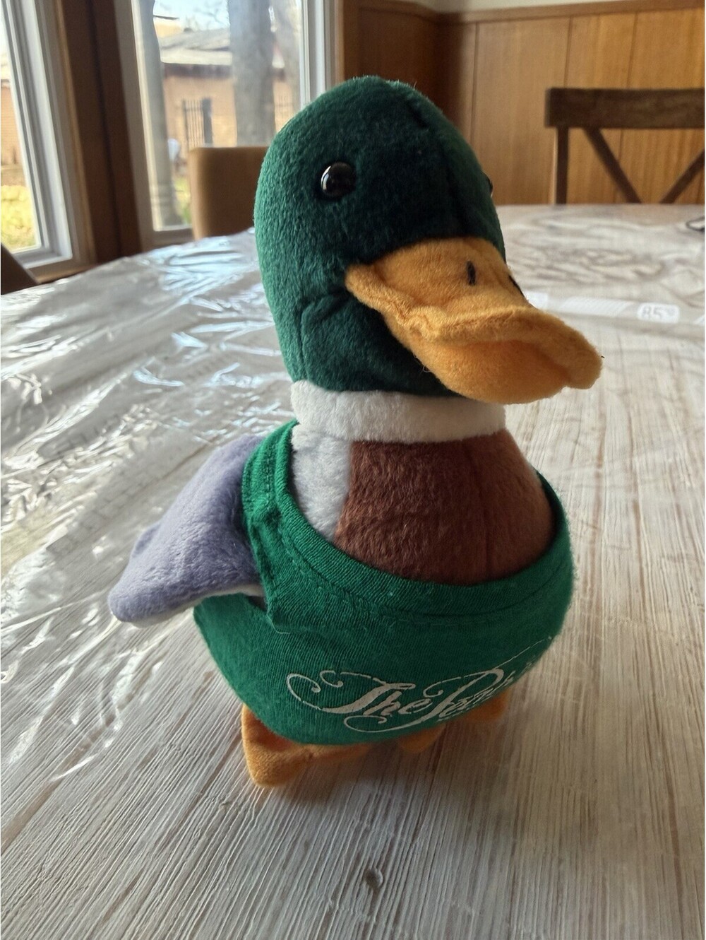 Ty Jake the Mallard Duck Beanie Buddy Large Plush Toy 12” Retired RARE..